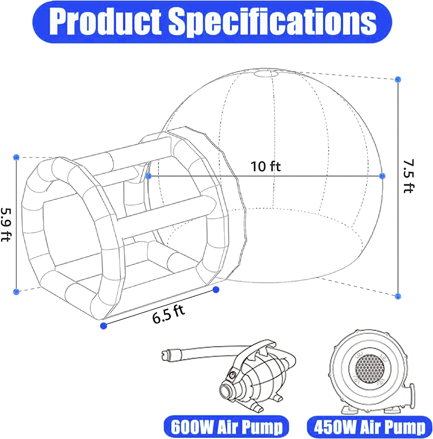 Inflatable Bubble Tent
