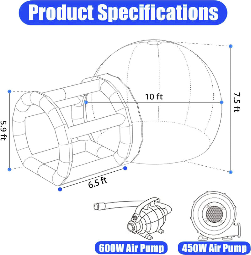 Inflatable Bubble Tent