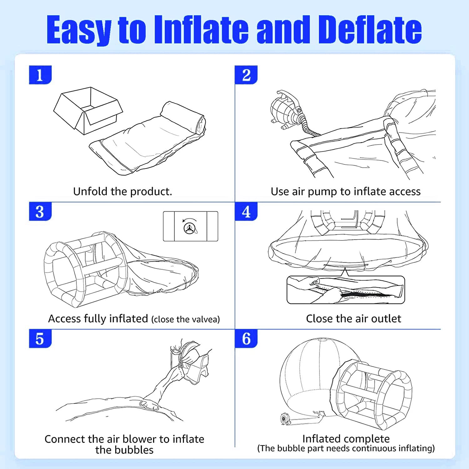 Inflatable Bubble Tent