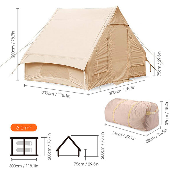 inflatable pole tent Inflatable Camping Tent – xy-sport